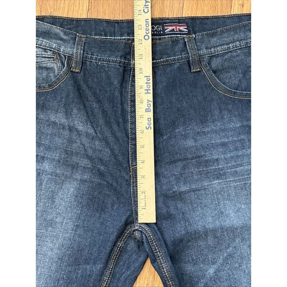Coogi Australia Jeans Mens 40X34 Measures 40X33 Embroidered Baggy Skater Grunge‎